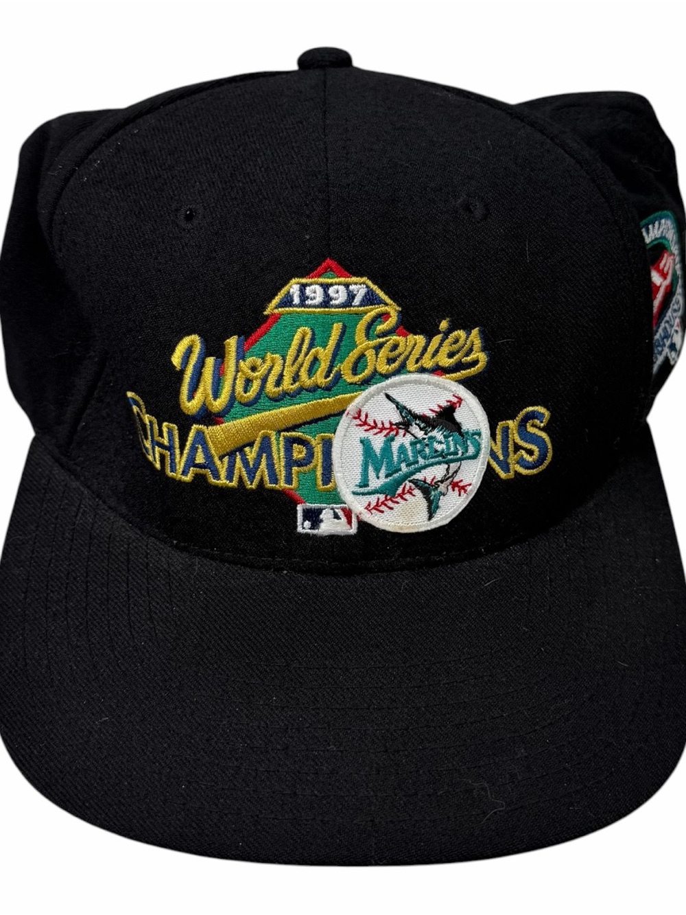 Vintage Florida Marlins 1997 World Series Champions Hat Snapback New Era Wool